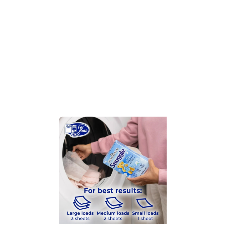 Snuggle Tumble Dryer Sheets 200 Sheets Blue Sparkle For Best Results