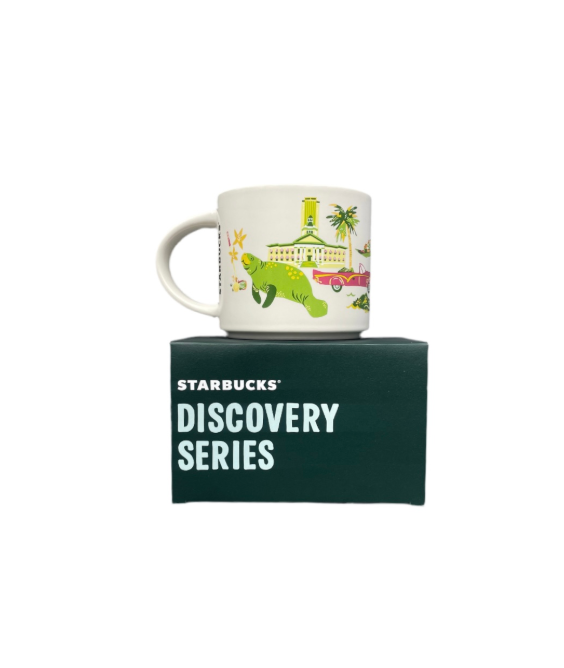 Starbucks Ceramic Mug Discovery Series Florida Rear View