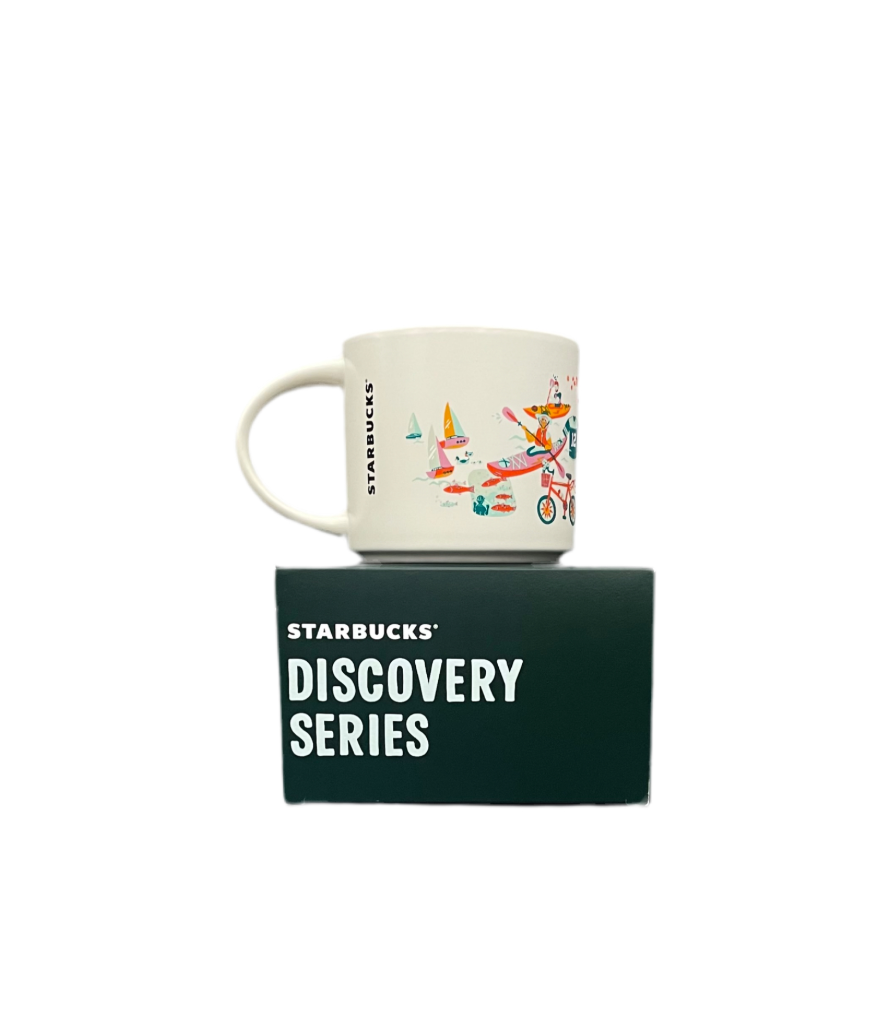 Starbucks Ceramic Mug Discovery Series Seattle Rear View