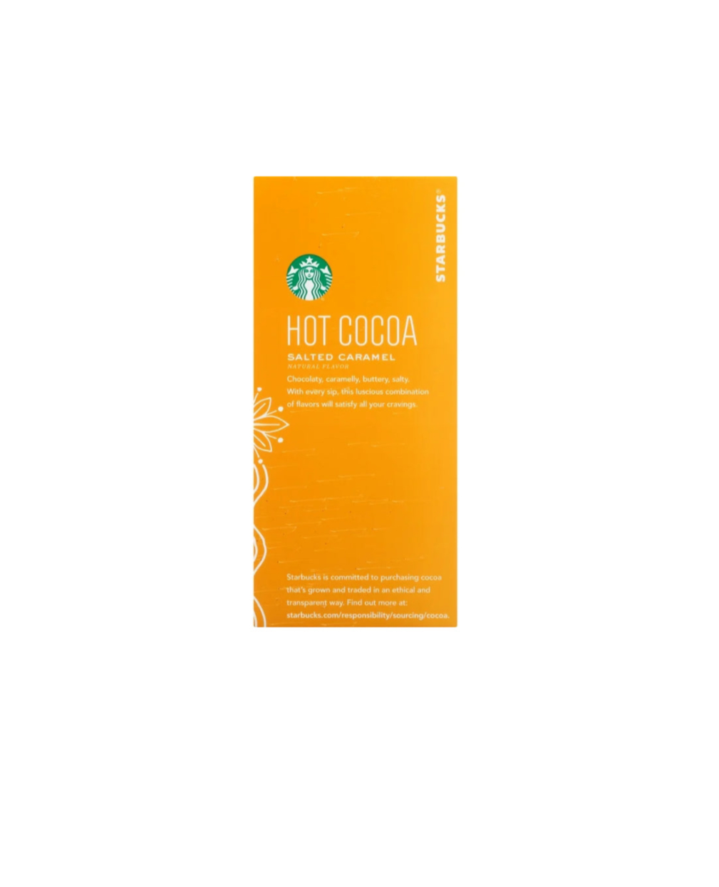 Starbucks Hot Cocoa Salted Caramel Flavour Side View