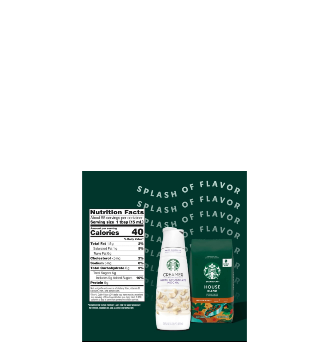 Starbucks Liquid Coffee Creamer White Chocolate Nutritional Information