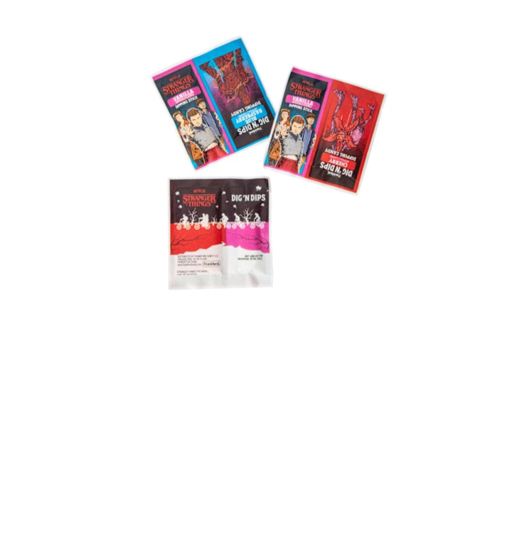 Stranger Things Dig ‘N Dips Candy Stick & Dip Individual Packets