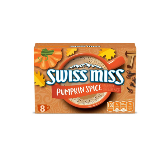 Swiss Miss Cocoa Mix Pumpkin Spice Flavour Front View