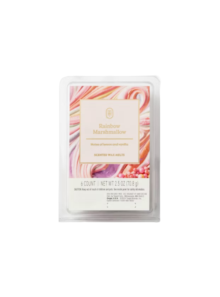 Target Scented Wax Melts Rainbow Marshmallow Front View