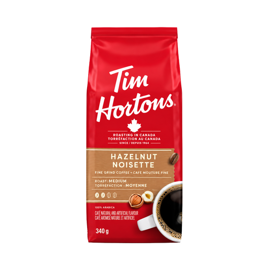 Tim Hortons Ground Coffee Hazelnut Medium Roast