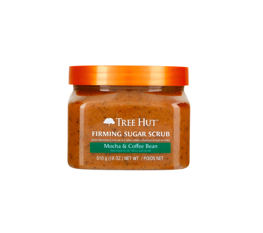 Tree Hut Firming Sugar Body Scrub Mocha And Coffee Bean Front View