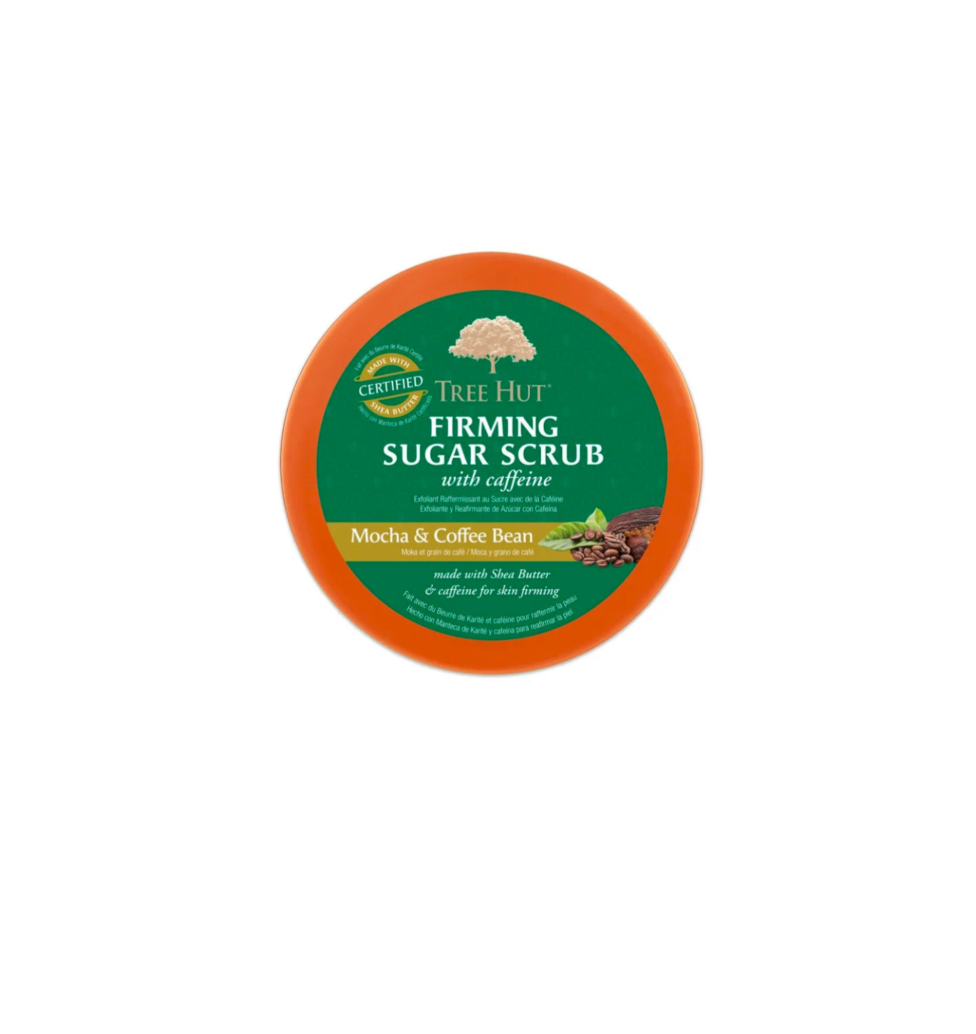 Tree Hut Firming Sugar Body Scrub Mocha And Coffee Bean Lid