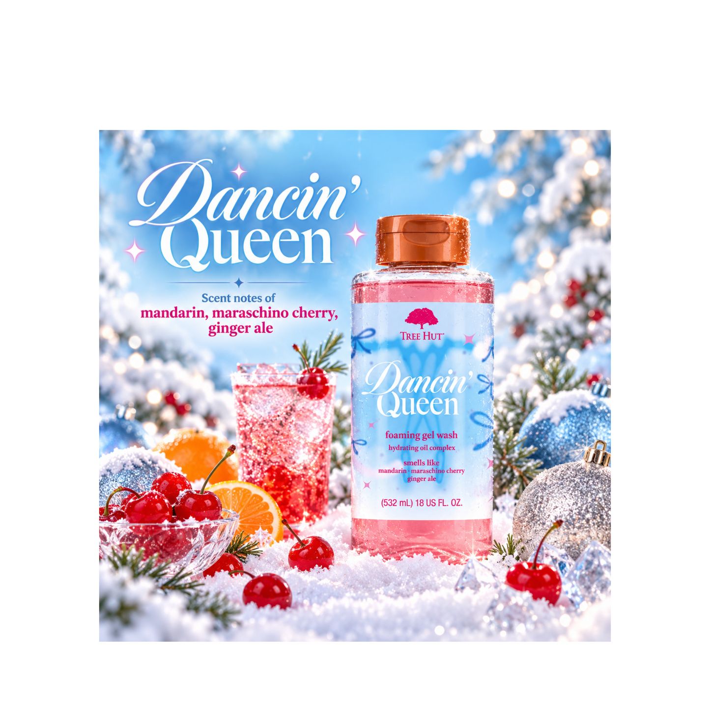 Tree Hut Foaming Gel Wash Dancing Queen Scent Notes