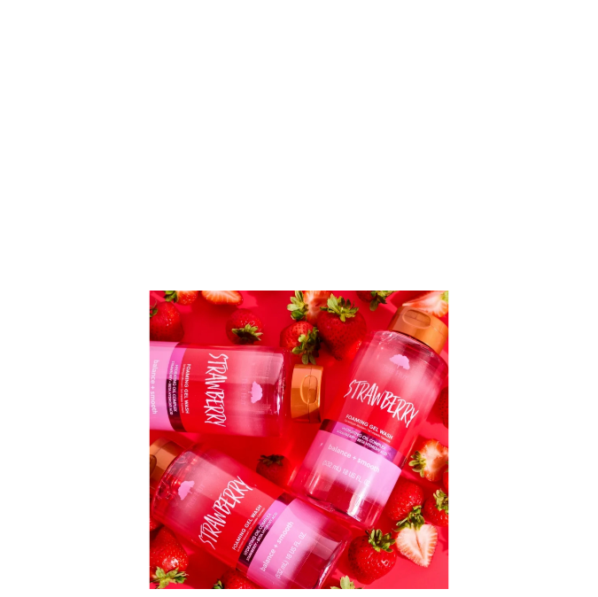 Tree Hut Foaming Gel Wash Strawberry Multiple Bottles And Strawberries