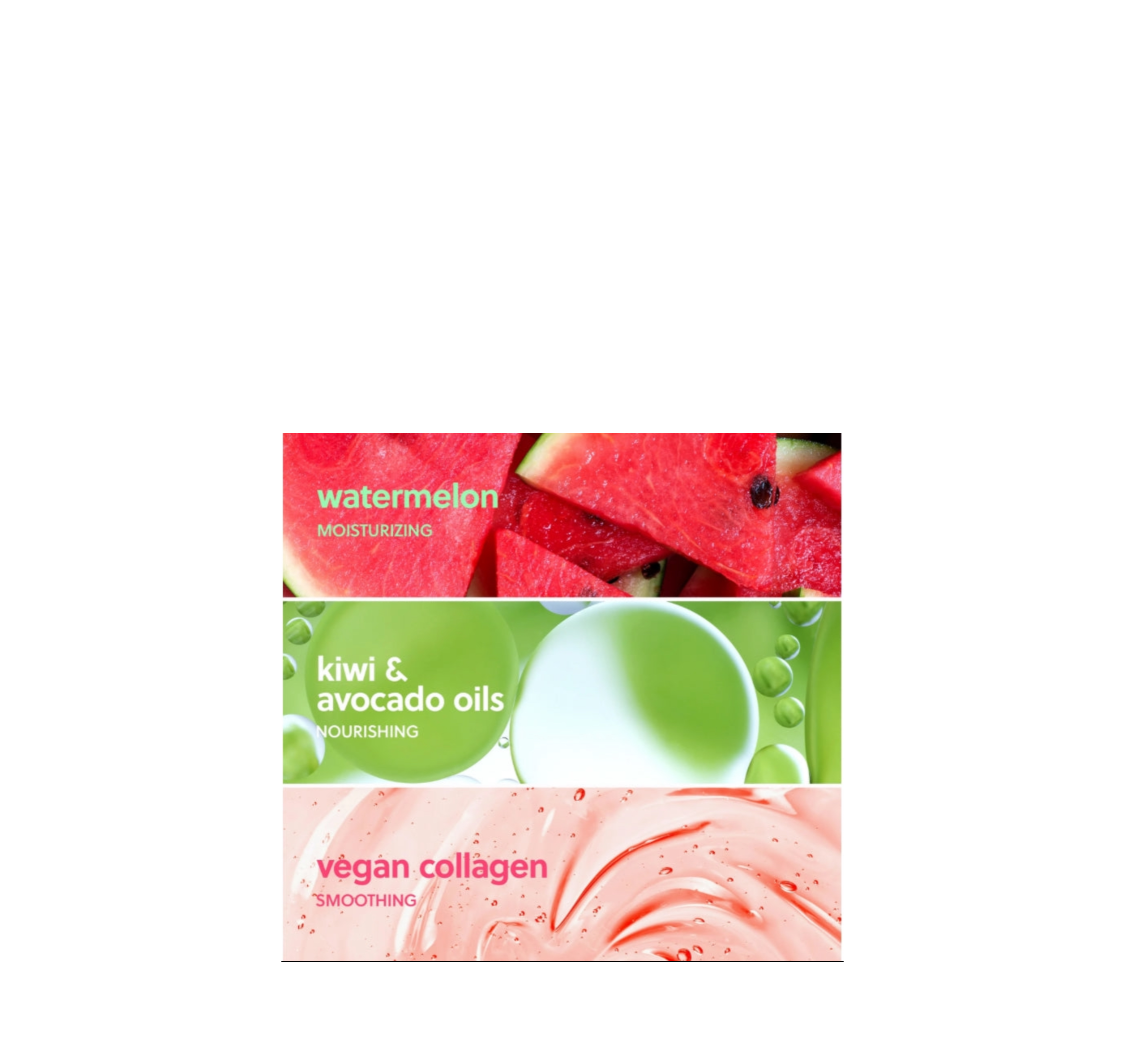 Tree Hut Moisturizing Bath Soak Watermelon Vegan Collagen Kiwi And Avocado Oils