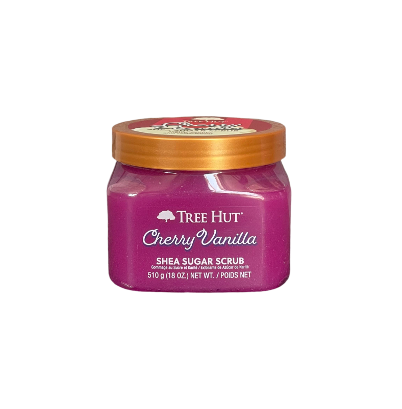 Tree Hut Shea Sugar Body Scrub Cherry Vanilla Front View
