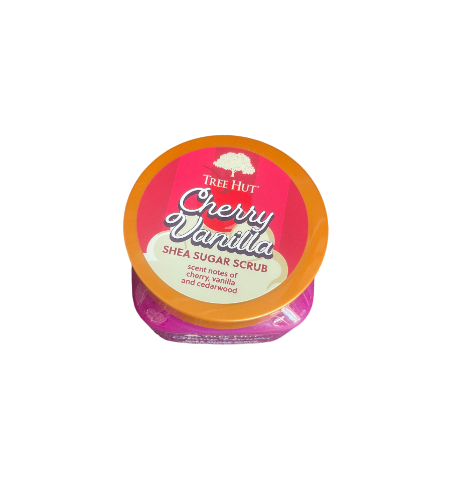 Tree Hut Shea Sugar Body Scrub Cherry Vanilla Top View