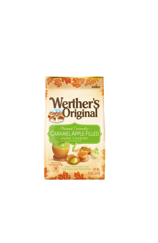 Werther's Original Hard Candies Caramel Apple Front View