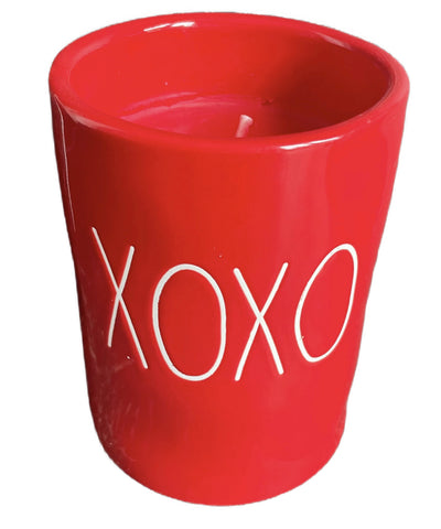 RAE DUNN Ceramic Candle - SPARKLING CHAMPAGNE - XOXO (2)