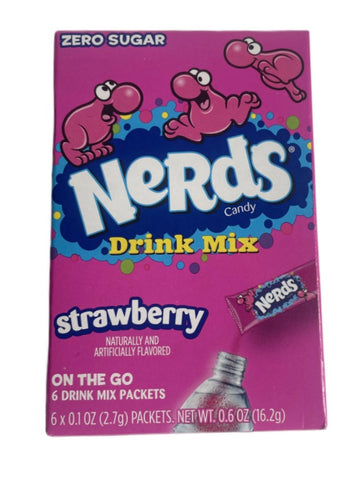 On The Go Drink Mix Singles - NERDS STRAWBERRY