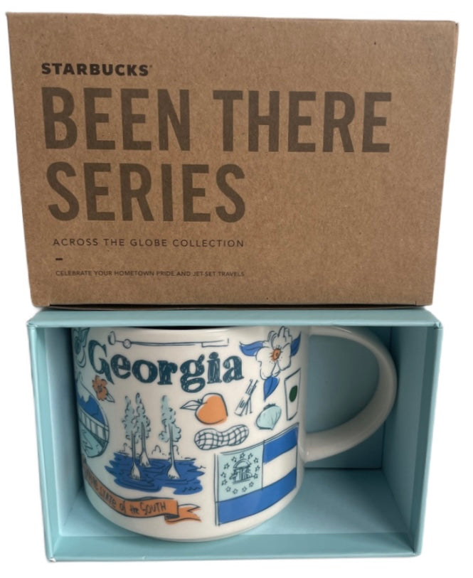 Starbucks Ceramic Georgia Mug Been There Series Across the Globe  Collection,14 fluid ounce