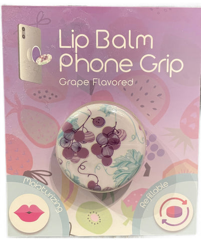 Lip Balm Phone Grip - GRAPE