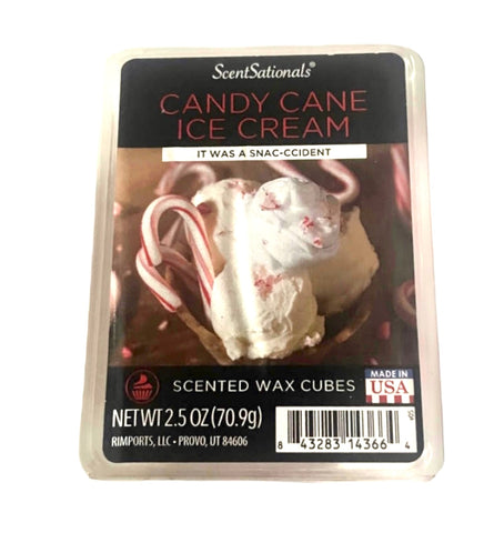 ScentSationals Wax Melts - CANDY CANE ICE CREAM
