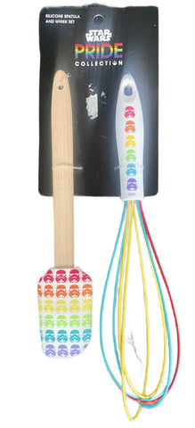 Star Wars PRIDE Collection 2 Piece Silicone Spatula & Whisk Set