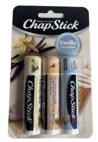 Chapstick 3 Set Lip Balm - VANILLA FAVORITES