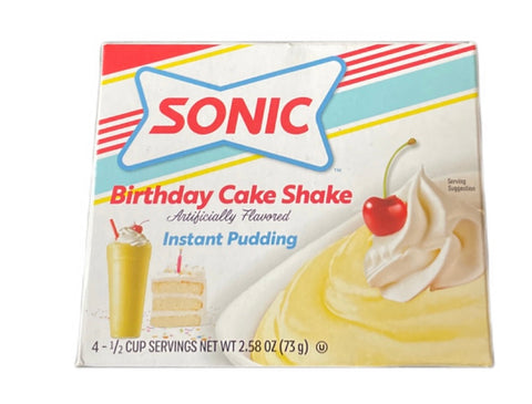 Sonic Instant Pudding Mix - BIRTHDAY CAKE SHAKE