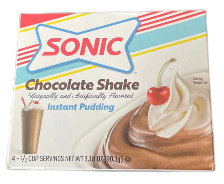 Sonic Instant Pudding Mix - CHOCOLATE SHAKE