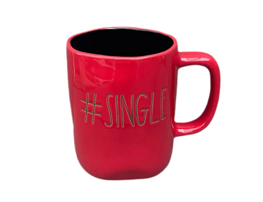 RAE DUNN Red Ceramic Mug - #SINGLE