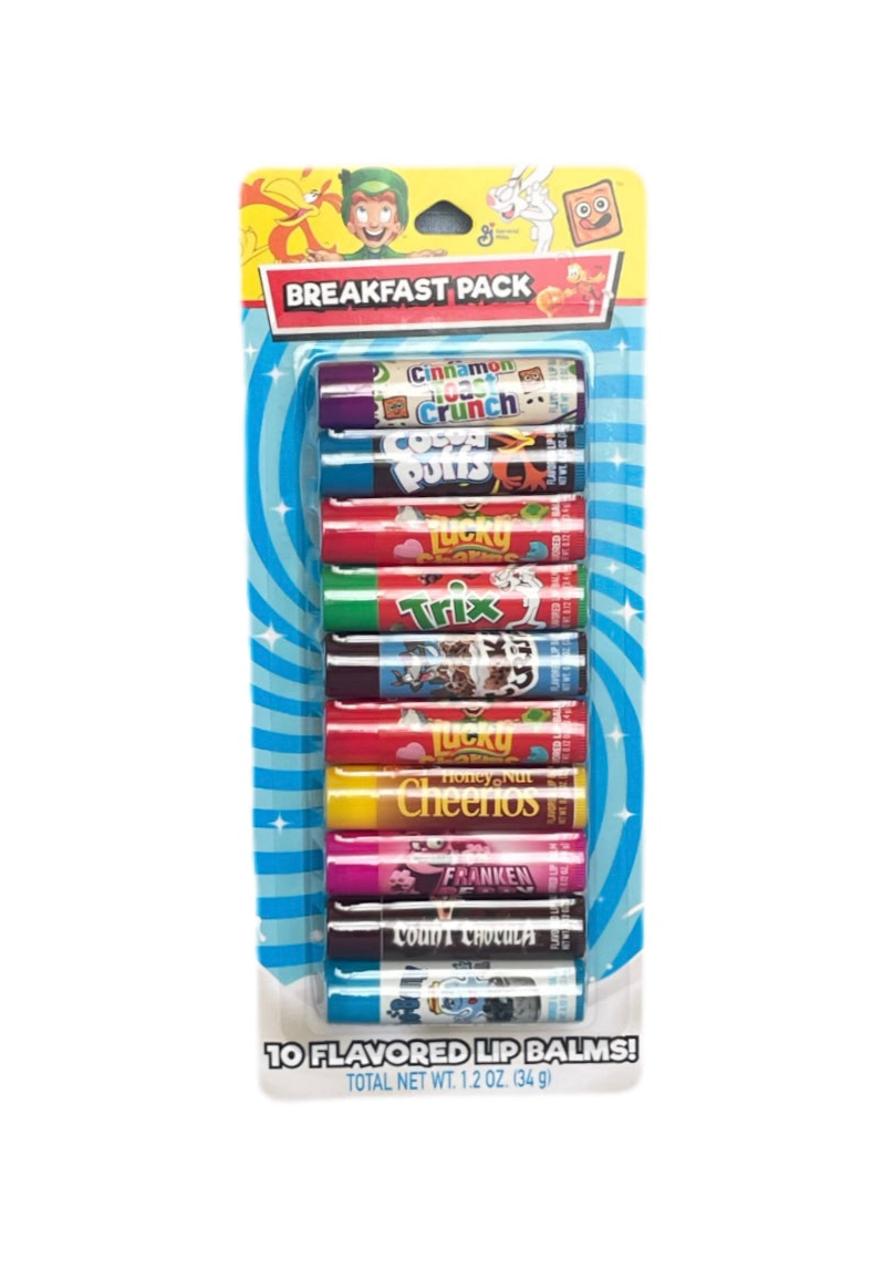 10 Piece Lip Balm Set - BREAKFAST PACK