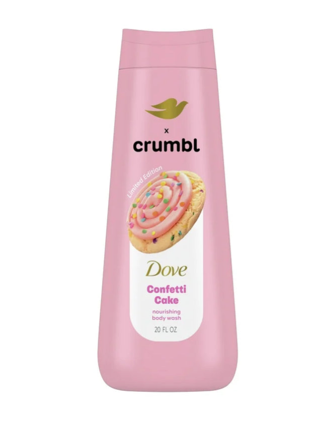 Dove & Crumbl Nourishing Body Wash - CONFETTI CAKE