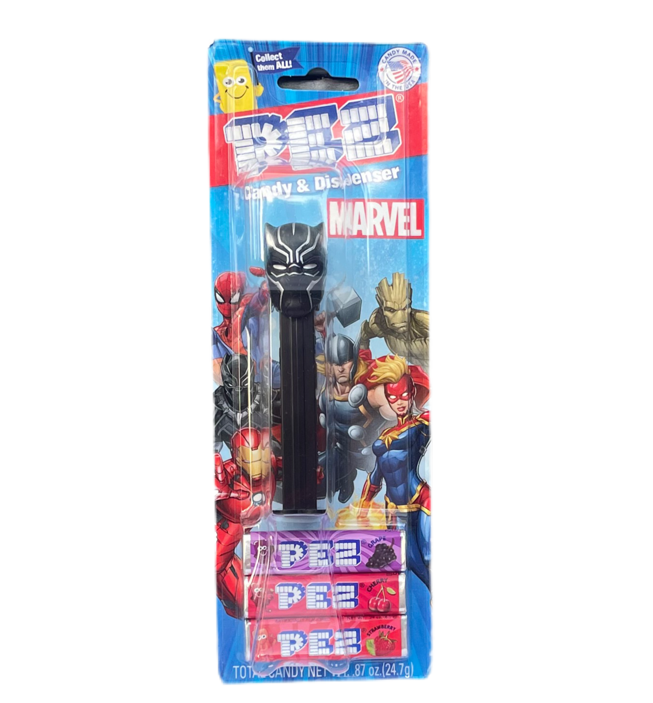 Pez Candy & Dispenser - MARVEL BLACK PANTHER