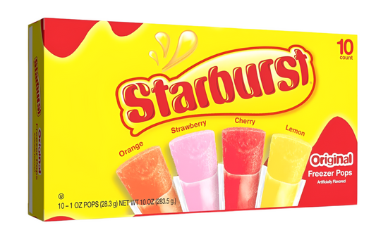 Starburst Freezer Bars Ice Pops