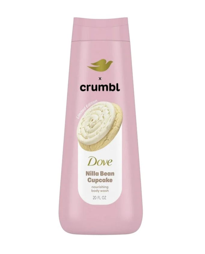 Dove & Crumbl Nourishing Body Wash - NILLA BEAN CUPCAKE