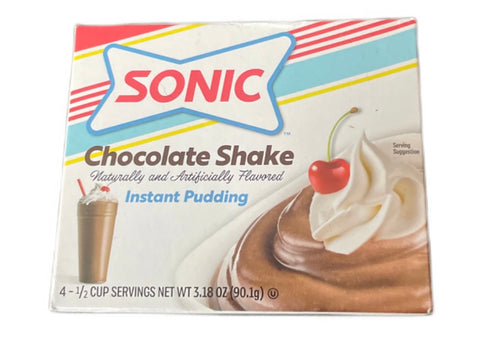 Sonic Instant Pudding Mix - CHOCOLATE SHAKE