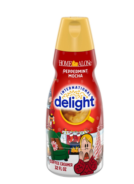 International Delight Liquid Coffee Creamer - PEPPERMINT MOCHA - HOME ALONE EDITION