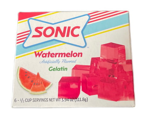 Sonic Gelatin Jelly Dessert - WATERMELON