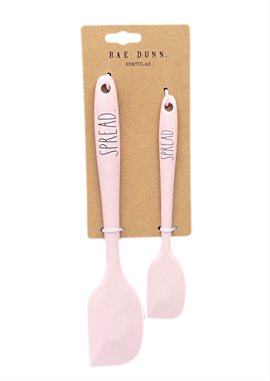 RAE DUNN Pink Spatula Set - SPREAD