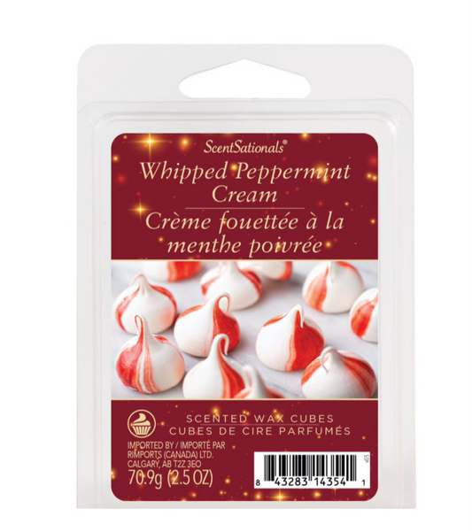 ScentSationals Wax Melts - WHIPPED PEPPERMINT CREAM