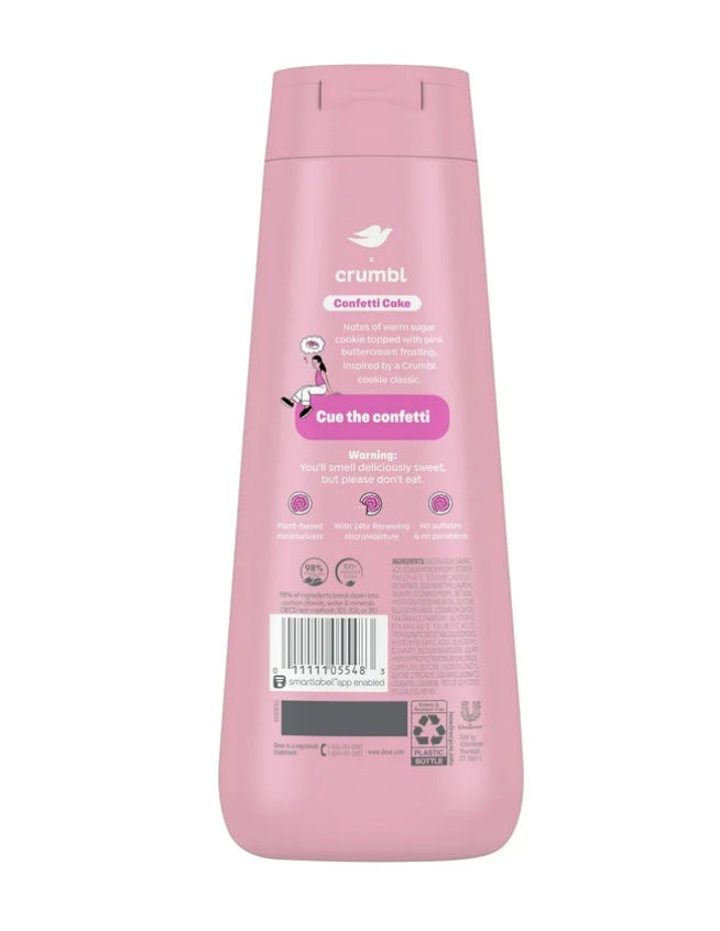 Dove & Crumbl Nourishing Body Wash - CONFETTI CAKE