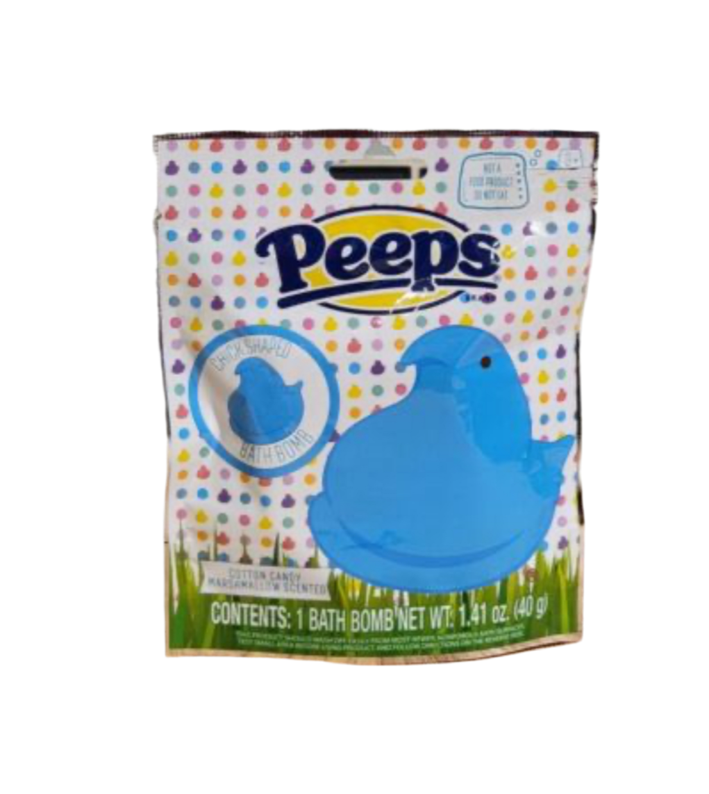 Peeps Chick Shaped Bath Bomb - COTTON CANDY MARSHMALLOW