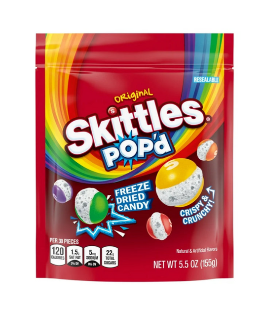 Skittles Pop’d Freeze Dried Candy - ORIGINAL