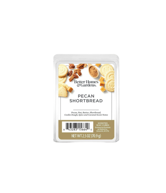 Better Homes And Gardens Wax Melts Pecan Shortbread Front View
