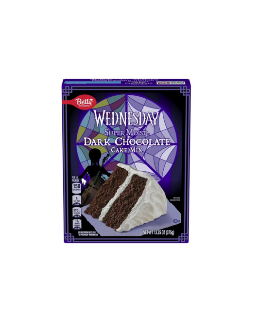 Betty Crocker Super Moist Dark Chocolate Cake Mix Wednesday Addams Family