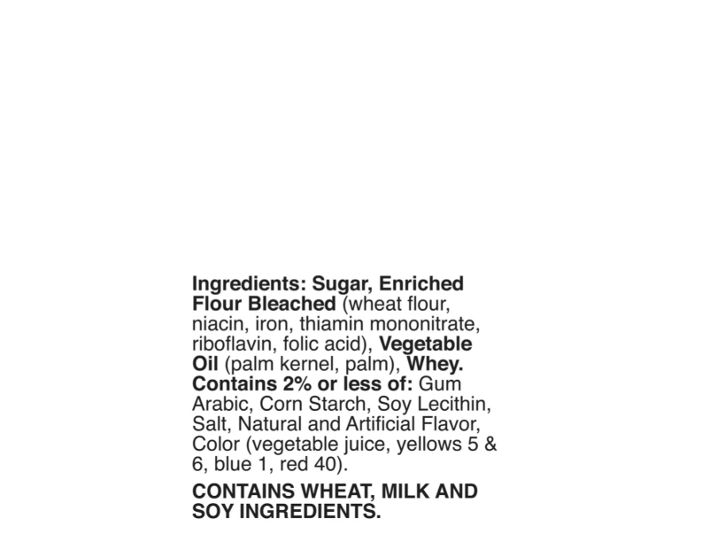 Betty Crocker Wicked Vanilla Cookie Dough Cake Pop Mix Ingredients