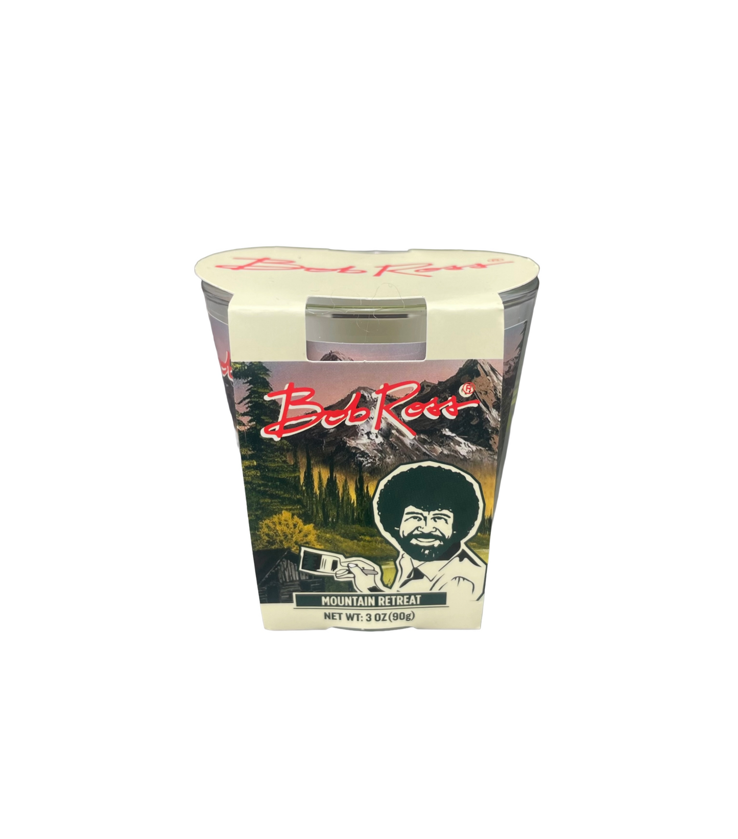 Bob Ross Single Wick Scented Candle Mountain Retreat