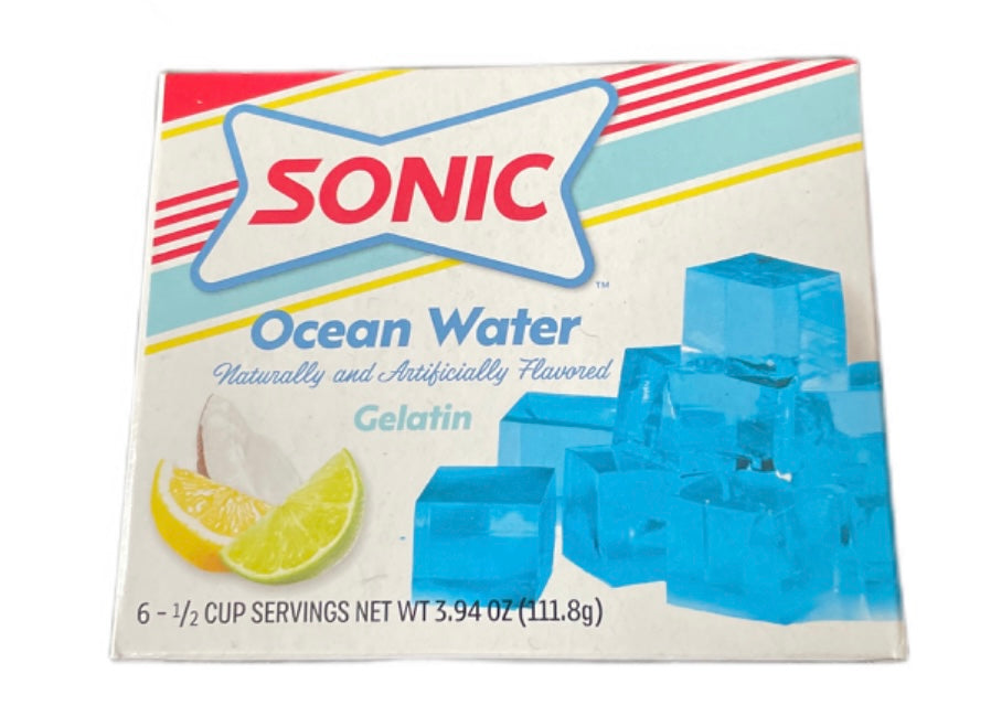 Sonic Gelatin Jelly Dessert - OCEAN WATER