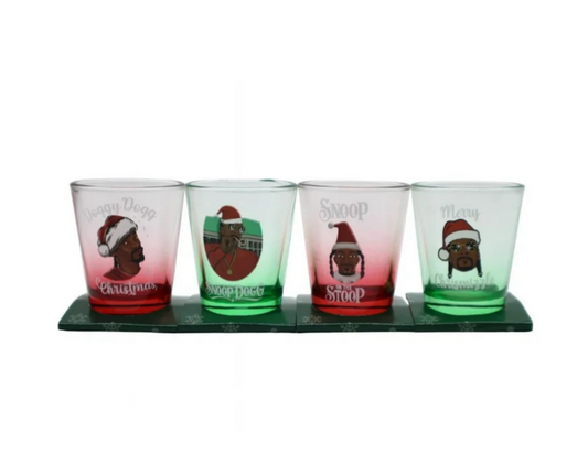 Snoop Dogg 4 Set Shot Glasses - SNOOP ON THE STOOP