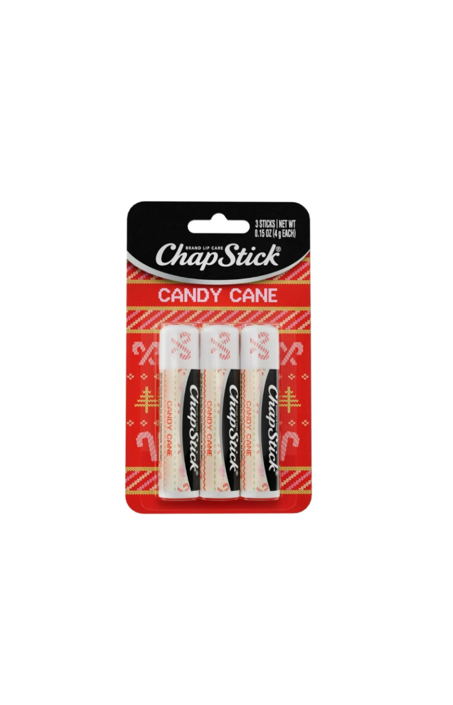 Chapstick 3 Set Lip Balm Candy Cane