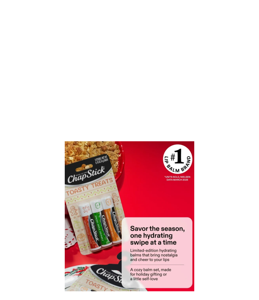 Chapstick 3 Set Lip Balm Toasty Treats Collection Savor The Season