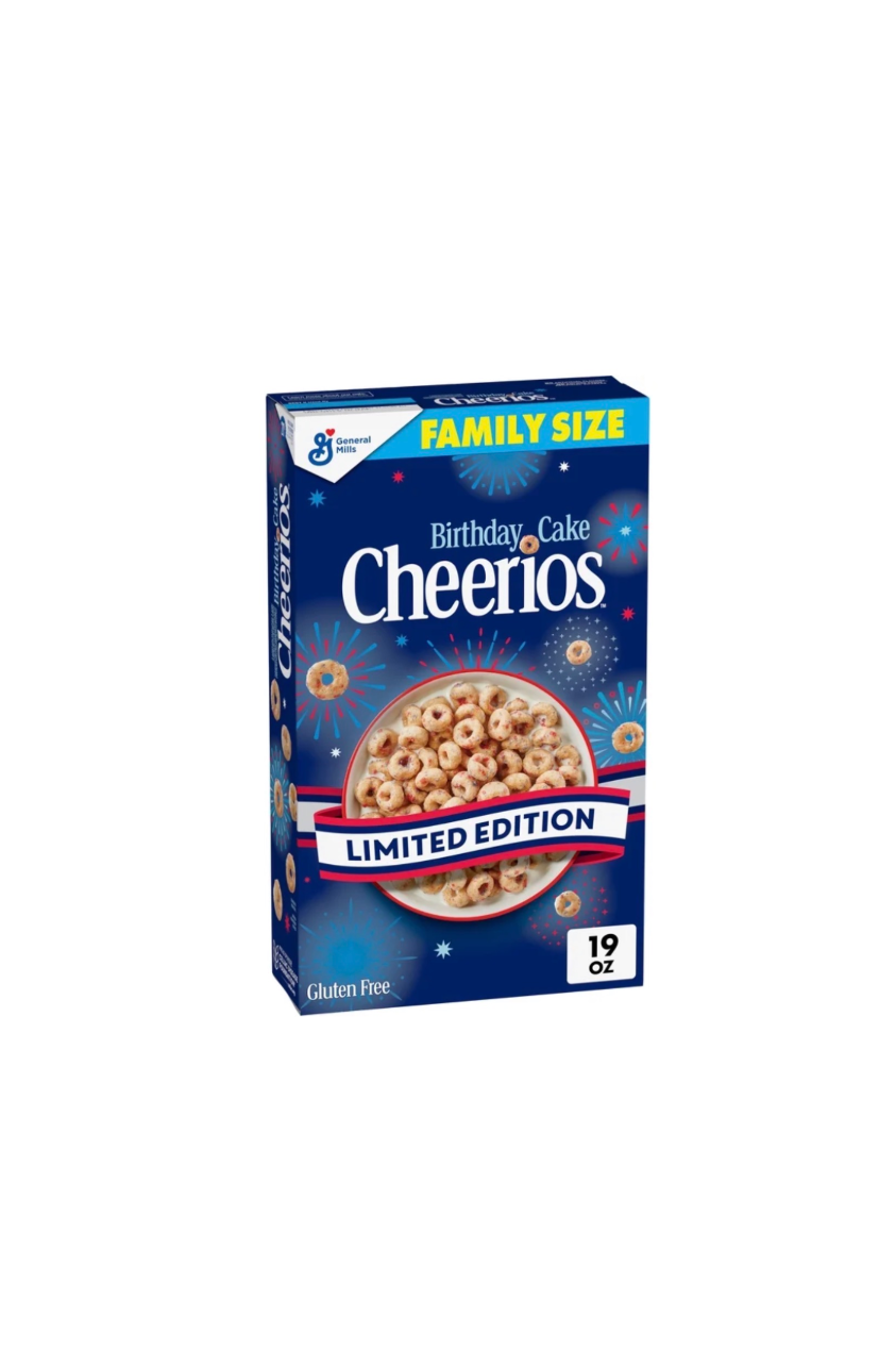 Cheerios Cereal Birthday Cake Flavour Family Pack