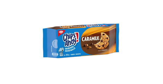 Chips Ahoy!  Caramilk Packet Front View